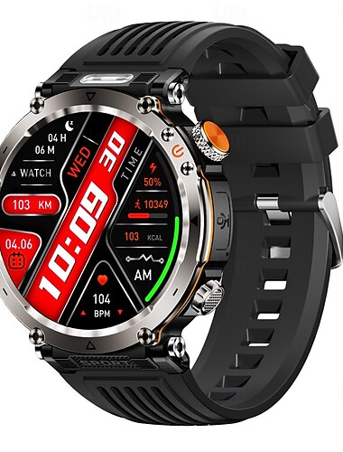  696 HT30 Εξυπνο ρολόι 1.7 inch Έξυπνο ρολόι Bluetooth Βηματόμετρο Υπενθύμιση Κλήσης Παρακολούθηση Ύπνου Συμβατό με Android iOS Άντρες Κλήσεις Hands-Free Υπενθύμιση Μηνύματος IPX-0 Θήκη ρολογιού 52mm