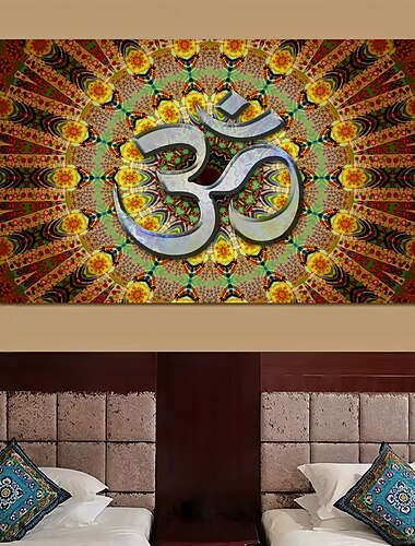  Mandala Wandteppich Wandkunst Großes Wandteppich-Mural-Dekor Fotografien Hintergrund Decke Vorhang Wohnraum Schlafzimmer Wohnzimmer Dekoration