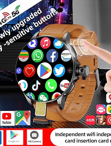  Умные часы iMosi 4G SIM WiFi GPS монитор сердечного ритма Bluetooth Android iOS аккумулятор 1880 мАч 1,95