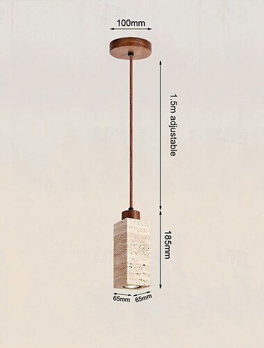  18 cm Hängelaternen-Design Geometrische Formen Pendelleuchte Stein Künsterlischer Stil Formaler Stil Vintage-Stil Vintage Traditionell-Klassisch 110-120V 220-240V