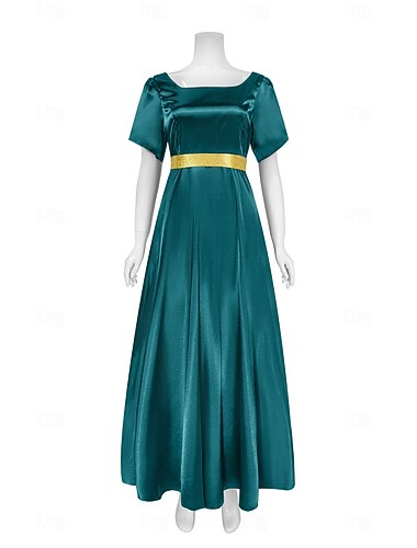  Retro Vintage Vitoriano Medieval Vestidos Vestido de Baile Vestido inspirado na regência Princesa Fantasia Mulheres Baile de Máscaras Roupa Diária Adulto Vestido