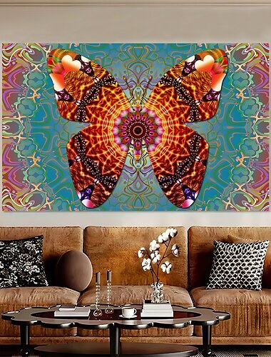  Art mural en tapisserie mandala grande tapisserie décorative fond photographique couverture rideau déco pour la maison chambre salon