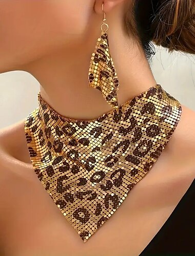  Mujer Collares Elegante Calle Geometría Arete
