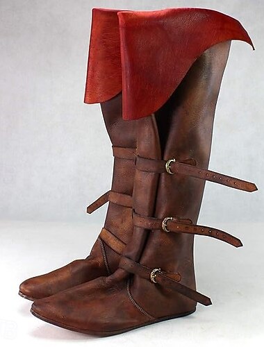  Retro / vintage Medeltida kostymer Renässans Skor Herr Dam Unisex Keltiskt Pirat Halloween Karnival Maskerad Fest Maskerad Vuxna Skor