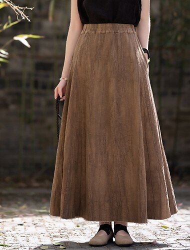  Rétro Vintage Epoque Médiévale Jupe Femme Mascarade Casual Quotidien Adulte Jupe