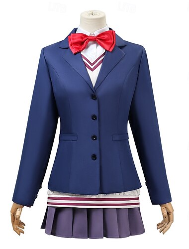  Cosplay DAN DA DAN Cosplay Whitebird Aira Anime Cosplay Kostüm Outfits Cosplay Perücken Cosplay-Anzüge Cosplay Perücken Halloween Karneval Maskerade Leistung Party Mantel Rock Unterwäsche Für Damen