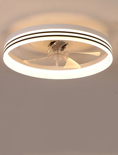  50 cm Spottivalo מאוורר תקרה מתכת אקרילי LED מודרני 220-240V