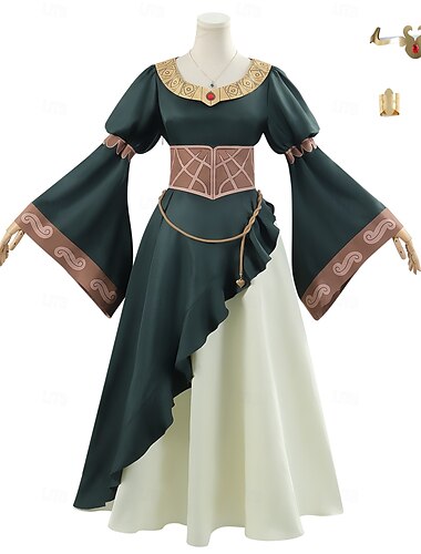  Le Seigneur des Anneaux Cosplay Costume de cosplay Bal Masqué Vacances Cosplay de Film for Femmes Adulte Carnaval Mascarade Performance Soirée