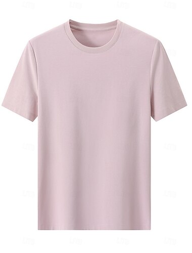  Herren T-Shirt aus Seiden-Baumwoll-Mischgewebe mit antibakteriellem UV-Schutz, Rundhalsausschnitt, Schule, Training, kurzärmelig, Rundhalsausschnitt, Kleidung, Strickmode, Urlaub, Vintage, neutral