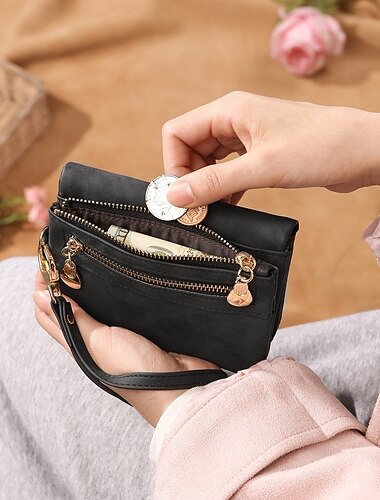  Portafoglio da donna personalizzato - Miglior regalo per la mamma - Portafoglio in pelle inciso con foto ideale per la Festa della Mamma compleanno o anniversario di matrimonio