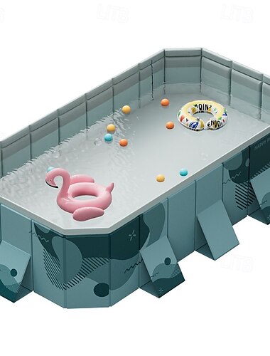  Piscina para perros grandes, plegable, para niños, cachorros, bañeras de exterior para acampar, patio, jardín.