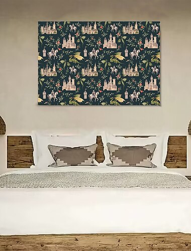  Mittelalterlicher Wandteppich Mittelalter Wandkunst große Wandteppich Wanddekoration Fotohintergrund Decke Vorhang Wohnraum Schlafzimmer Einrichtung