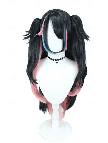  Cosplay Wuthering Waves Cosplay Zhezhi Anime Cosplay Kostüm Outfits Cosplay Perücken Cosplay-Anzüge Cosplay Perücken Mehre Accessoires Karneval Maskerade Leistung Party Kleid Weitere Accessoires
