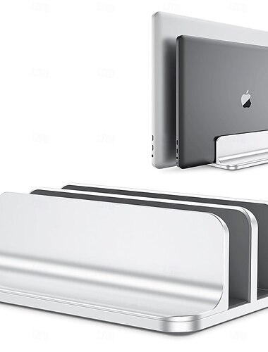  Doppelter Desktop-Ständerhalter mit verstellbarem Dock bis zu 17,3 Zoll Dock-Version vertikaler Laptopständer
