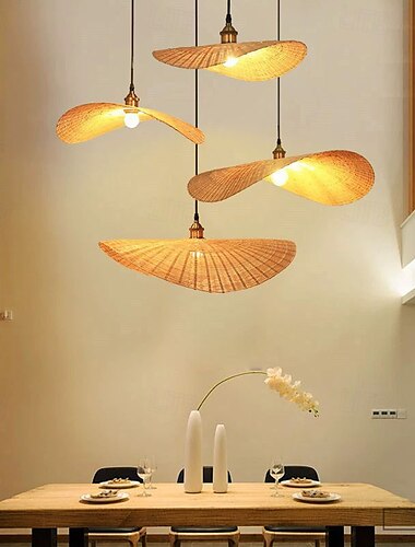  50 cm Lantaarn-ontwerp Plafond Lichten & hangers Bamboe Vintagestijl Klassieke Stijl Mode Vintage Traditioneel / Klassiek 110-120V 220-240V