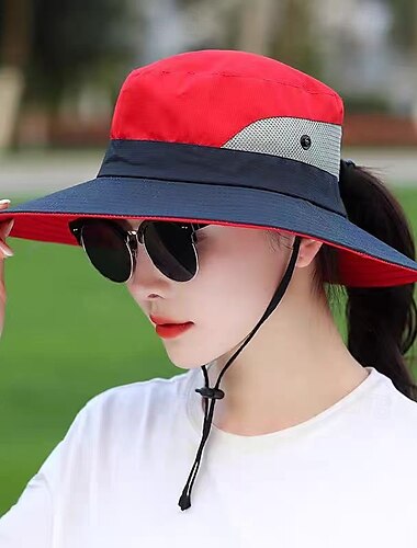  Sommer-Sonnenhut für Damen, UV-Schutz, breite Krempe, für Reisen, Wandern, Angeln, modische Outdoor-Kappe