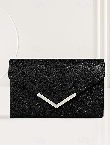  Handtasche Glitzer Metall Hochzeit Abend Party elegante Hochzeit mit reiner Farbe Abendhandtasche 2025