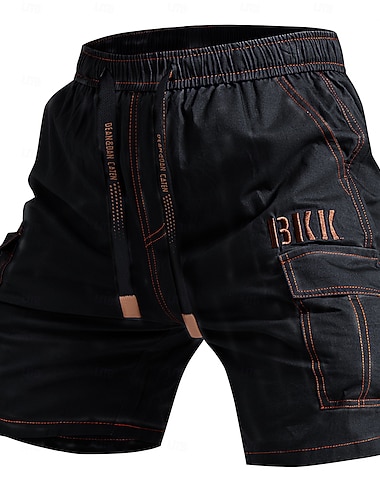  Herren Taktische Shorts Cargo-Shorts Camping-Shorts Shorts Wander-Shorts Elastischer Bund Mehrere Taschen Gerader Schnitt Einfach tragbar Feuchtigkeitsableitend Knielang Lässig Täglich Outdoor Mode