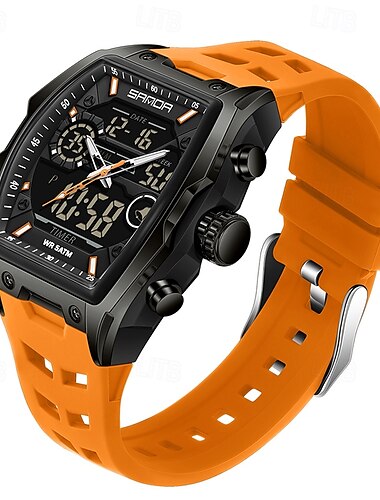  SANDA Top Marke 6235 Luxus männlicher Schüler Elektronische Uhr Sport Multifunktionale wasserdichte LED Schüler Elektronische Uhr