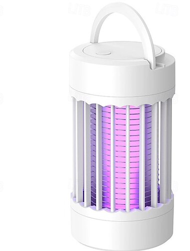  Römische Säulen-Elektroschock-Mückenvernichterlampe – USB-ladbare Mückenfalle für den Außenbereich babysicheres Insektenabwehrmittel