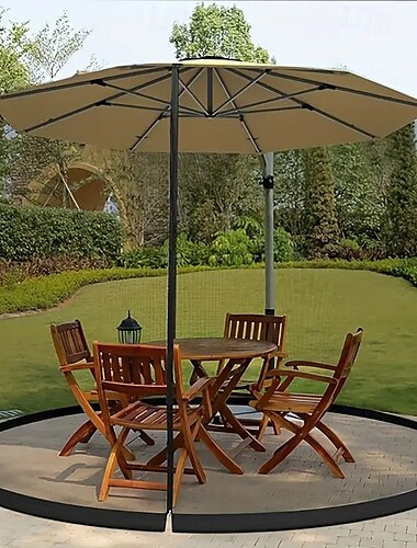 1 eenvoudig te installeren buitenklamboe met grote capaciteit, winddicht en waterdicht, terrasoverkapping voor in de tuin en op feestjes om uzelf te beschermen tegen muggen en insecten