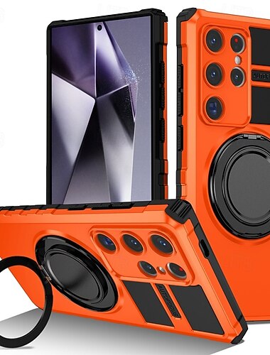  puhelin Etui Käyttötarkoitus Samsung Galaxy S24 S24 FE S23 S22 S21 Ultra Plus Takakuori Tuella Magneetti Iskunkestävä Retro PC
