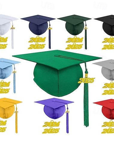  2025 matt examensmössa med 2025 tofs för vuxna gymnasiet och kandidatexamen