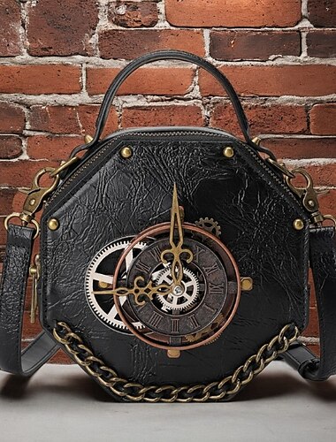  Punk & goottilainen Steampunk Laukku Yliolanlaukku Niitti Gear Naisten Halloween Karnevaali Juhla Rento / arki LARP Aikuisten Laukku