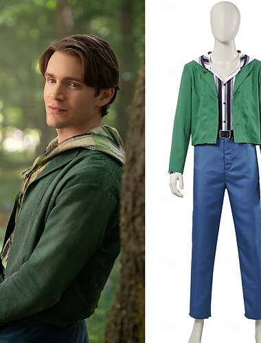  Schneeweiß Fee Prince Charming Outfits Film Cosplay Kostüm Cosplay Film Cosplay for Herren Erwachsene Halloween Karneval Leistung Party