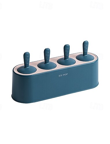  Eisformen-Set aus 4 Stück, selbstgemachter Eisformen-Maker aus Silikon für Kinder, leicht herauslösbare Eisformen, wiederverwendbare DIY-Eisformen