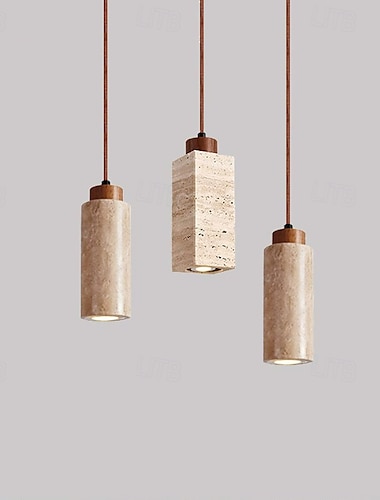  18 cm Diseño de linterna Formas geométricas Lámparas Colgantes Piedra Estilo artístico Estilo formal Estilo retro Vintage Tradicional / Clásico 110-120V 220-240V