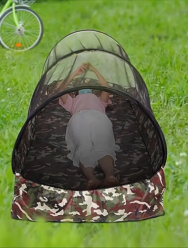  1pc outdoor camping klamboe klassieke camouflage insectenwerende kampeertent ideaal voor barbecue