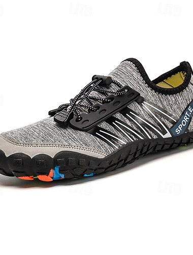  barfotsneakers for menn - livlig rød, robust såle, blonderfri design - perfekt for fotturer og utendørseventyr