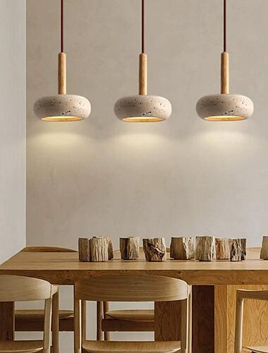  15 cm Diseño de linterna Formas geométricas Lámparas Colgantes Piedra Estilo artístico Estilo formal Estilo retro Vintage Tradicional / Clásico 110-120V 220-240V