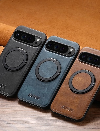  τηλέφωνο tok Για Google Pixel 9 Pro Pixel 9 Pro XL Pixel 8 Pro Pixel 8 Pixel 9 Pixel 7 Pixel 7 Pro Pixel 6 Pixel 6 Pro Πίσω Κάλυμμα με βάση στήριξης Μαγνητική Υποστήριξη ασύρματης φόρτισης Ρετρό TPU