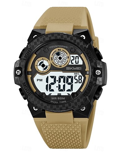  SKMEI 2337 Digitaluhr für Männer Luxus Wasserdichte Sport Armbanduhr Stoppuhr Elektronisches Werk Herren Uhr