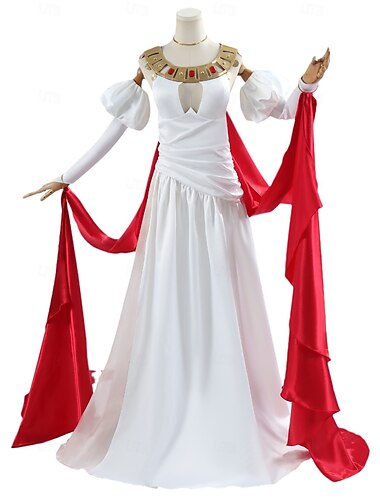  Öde Nero Animé Cosplay-kostym Cosplay-kostymer Maskerad Prestanda Fest Klänning Ärmar Mer accessoarer Till Dam Vuxna