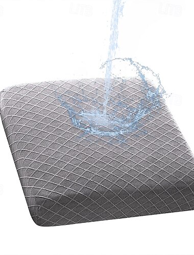  Fundas de cojín de sofá 100% impermeables, fundas de cojín de asiento de sofá elásticas y ajustadas, fundas de sofá protectoras de muebles