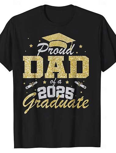  Ανδρικά Senior Tee Grad Tee Μπλουζάκι αποφοίτησης Κοντομάνικα Κοντομάνικο Λαιμόκοψη Ανοιξη καλοκαίρι γράμμα εκτύπωσης Μοντέρνα Υψηλής Ποιότητας Στάμπα Διακοπές Δρόμος Εξόδου Βαθυγάλαζο Λευκό Μαύρο