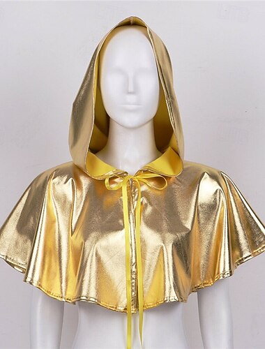  Halloween Mantello con cappuccio Cappellino con visiera Orgoglio Affascinante Metallico Adulti Unisex Halloween Carnevale Mini abiti Parata dell'Orgoglio Mese dell'orgoglio Costumi di Halloween facili