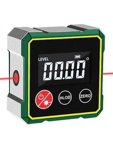  digitale hoekzoeker magnetische hoekmeter lcd digitale waterpasinstrument gradenboog inclinometer waterpasdoos verlichte draagbare hoekmeetinstrument op batterijen