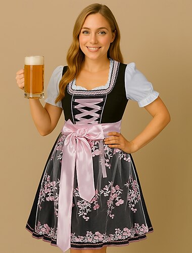  Oktoberfest Mekot Asut dirndl baijerilainen impi Saksa München Niityt Naisten Perinteinen tyyli kangas