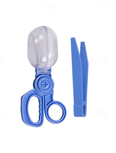  Insektenkapsel-Clip für Kinder, transparentes Fach, Scheren-Clip, Insektenfang-Clip, Kunststoffpinzette, spitze Pinzette, Zubehör