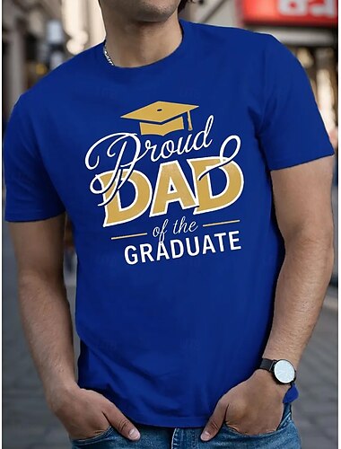  Ανδρικά Senior Tee Grad Tee Μπλουζάκι αποφοίτησης Κοντομάνικα Κοντομάνικο Λαιμόκοψη Ανοιξη καλοκαίρι γράμμα εκτύπωσης Μοντέρνα Υψηλής Ποιότητας Στάμπα Διακοπές Δρόμος Εξόδου Βαθυγάλαζο Μαύρο Γκρίζο