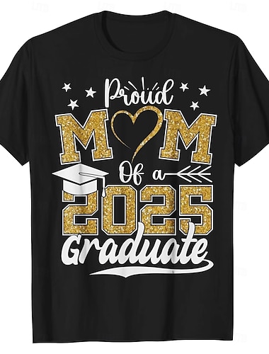  Ανδρικά Senior Tee Grad Tee Μπλουζάκι αποφοίτησης Κοντομάνικα Κοντομάνικο Λαιμόκοψη Ανοιξη καλοκαίρι γράμμα εκτύπωσης Μοντέρνα Υψηλής Ποιότητας Στάμπα Διακοπές Δρόμος Εξόδου Βαθυγάλαζο Λευκό Μαύρο