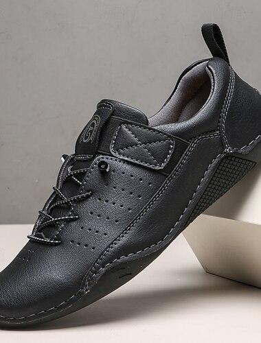  Baskets décontractées marron pour homme – chaussures polyvalentes à enfiler en cuir souple pour un confort quotidien