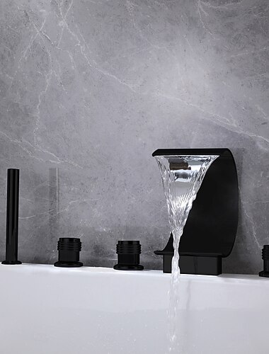  Badewannenarmatur - Moderne zeitgenössische Galvanisiert Römische Badewanne Messingventil Bath Shower Mixer Taps