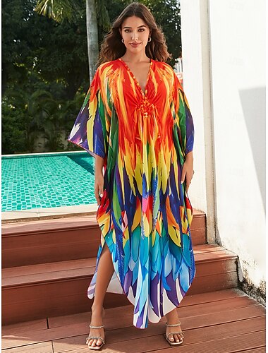  Schmetterling Stolz Regenbogen Kleid Kaftan Erwachsene Damen Lässig Pride Parade Pride-Monat Halloween Karneval Einfaches Karnevalskostüm