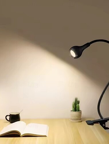  Lámpara de escritorio, luces de lectura, USB, cuello de cisne flexible, lámparas LED, lámpara de uñas LED, lámpara de manguera metálica, lámpara con clip para cabecera de cama y computadoras.