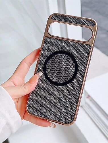 telefon Etui Til Google Pixel 9 Pro Pixel 9 Pro XL Pixel 8 Pro Pixel 8 Pixel 9 Bagcover Magnetisk adsorptionsetui Magnetisk Understøtter trådløs opladning Stødsikker Farvegradient Geometrisk mønster